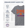 JanSport NCAA Officially Licensed Pregame Short Sleeve T Shirt for Men, Soft & Breathable Triblend Crewneck T Shirt(Clemson Tigers)