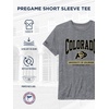 JanSport NCAA Officially Licensed Pregame Short Sleeve T Shirt for Men, Soft & Breathable Triblend Crewneck T Shirt(Colorado Buffaloes)