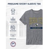 JanSport NCAA Officially Licensed Pregame Short Sleeve T Shirt for Men, Soft & Breathable Triblend Crewneck T Shirt(Georgia Tech Yellow Jackets)