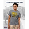 JanSport NCAA Officially Licensed Pregame Short Sleeve T Shirt for Men, Soft & Breathable Triblend Crewneck T Shirt(Iowa Hawkeyes)