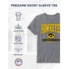 JanSport NCAA Officially Licensed Pregame Short Sleeve T Shirt for Men, Soft & Breathable Triblend Crewneck T Shirt(Iowa Hawkeyes)