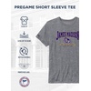 JanSport NCAA Officially Licensed Pregame Short Sleeve T Shirt for Men, Soft & Breathable Triblend Crewneck T Shirt(James Madison Dukes)