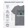 JanSport NCAA Officially Licensed Pregame Short Sleeve T Shirt for Men, Soft & Breathable Triblend Crewneck T Shirt(Michigan State Spartans)