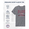 JanSport NCAA Officially Licensed Pregame Short Sleeve T Shirt for Men, Soft & Breathable Triblend Crewneck T Shirt(Mississippi State Bulldogs)
