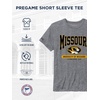 JanSport NCAA Officially Licensed Pregame Short Sleeve T Shirt for Men, Soft & Breathable Triblend Crewneck T Shirt(Missouri Tigers)