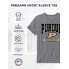 JanSport NCAA Officially Licensed Pregame Short Sleeve T Shirt for Men, Soft & Breathable Triblend Crewneck T Shirt(Purdue Boilermakers)