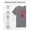 JanSport NCAA Officially Licensed Pregame Short Sleeve T Shirt for Men, Soft & Breathable Triblend Crewneck T Shirt(Washington State Cougars)