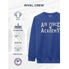 JanSport NCAA Officially Licensed Rival Crew Sweatshirt, Long Sleeve Graphic Pullover for Men, Women, Cotton-Polyester Blend(Air Force Falcons)