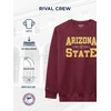 JanSport NCAA Officially Licensed Rival Crew Sweatshirt, Long Sleeve Graphic Pullover for Men, Women, Cotton-Polyester Blend(Arizona State Sun Devils)