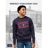 JanSport NCAA Officially Licensed Rival Crew Sweatshirt, Long Sleeve Graphic Pullover for Men, Women, Cotton-Polyester Blend(Arizona Wildcats)