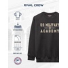 JanSport NCAA Officially Licensed Rival Crew Sweatshirt, Long Sleeve Graphic Pullover for Men, Women, Cotton-Polyester Blend(Army Black Knights)