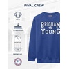 JanSport NCAA Officially Licensed Rival Crew Sweatshirt, Long Sleeve Graphic Pullover for Men, Women, Cotton-Polyester Blend(BYU Cougars)