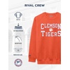 JanSport NCAA Officially Licensed Rival Crew Sweatshirt, Long Sleeve Graphic Pullover for Men, Women, Cotton-Polyester Blend(Clemson Tigers)