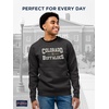 JanSport NCAA Officially Licensed Rival Crew Sweatshirt, Long Sleeve Graphic Pullover for Men, Women, Cotton-Polyester Blend(Colorado Buffaloes)