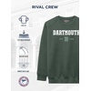JanSport NCAA Officially Licensed Rival Crew Sweatshirt, Long Sleeve Graphic Pullover for Men, Women, Cotton-Polyester Blend(Dartmouth Big Green)