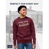 JanSport NCAA Officially Licensed Rival Crew Sweatshirt, Long Sleeve Graphic Pullover for Men, Women, Cotton-Polyester Blend(Florida State Seminoles)