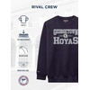 JanSport NCAA Officially Licensed Rival Crew Sweatshirt, Long Sleeve Graphic Pullover for Men, Women, Cotton-Polyester Blend(Georgetown Hoyas)