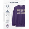 JanSport NCAA Officially Licensed Rival Crew Sweatshirt, Long Sleeve Graphic Pullover for Men, Women, Cotton-Polyester Blend(James Madison Dukes)