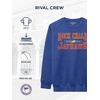 JanSport NCAA Officially Licensed Rival Crew Sweatshirt, Long Sleeve Graphic Pullover for Men, Women, Cotton-Polyester Blend(Kansas Jayhawks)