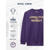 JanSport NCAA Officially Licensed Rival Crew Sweatshirt, Long Sleeve Graphic Pullover for Men, Women, Cotton-Polyester Blend(LSU Tigers)
