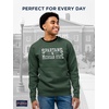 JanSport NCAA Officially Licensed Rival Crew Sweatshirt, Long Sleeve Graphic Pullover for Men, Women, Cotton-Polyester Blend(Michigan State Spartans)