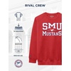 JanSport NCAA Officially Licensed Rival Crew Sweatshirt, Long Sleeve Graphic Pullover for Men, Women, Cotton-Polyester Blend(SMU Mustangs)