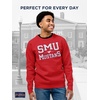 JanSport NCAA Officially Licensed Rival Crew Sweatshirt, Long Sleeve Graphic Pullover for Men, Women, Cotton-Polyester Blend(SMU Mustangs)