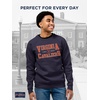 JanSport NCAA Officially Licensed Rival Crew Sweatshirt, Long Sleeve Graphic Pullover for Men, Women, Cotton-Polyester Blend(Virginia Cavaliers)