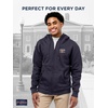 JanSport NCAA Officially Licensed Rival Full Zip Hoodie, Long Sleeve Unisex Sweatshirt, Double-Layered Fleece Hood(Auburn Tigers)