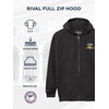 JanSport NCAA Officially Licensed Rival Full Zip Hoodie, Long Sleeve Unisex Sweatshirt, Double-Layered Fleece Hood(Iowa Hawkeyes)