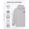 JanSport NCAA Officially Licensed Rival Full Zip Hoodie, Long Sleeve Unisex Sweatshirt, Double-Layered Fleece Hood(LSU Tigers)