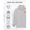 JanSport NCAA Officially Licensed Rival Full Zip Hoodie, Long Sleeve Unisex Sweatshirt, Double-Layered Fleece Hood(Nebraska Cornhuskers)