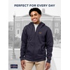 JanSport NCAA Officially Licensed Rival Full Zip Hoodie, Long Sleeve Unisex Sweatshirt, Double-Layered Fleece Hood(West Virginia Mountaineers)