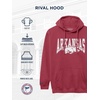 JanSport NCAA Officially Licensed Rival Hoodie, Long Sleeve Unisex Sweatshirt, Cotton-Polyester Blend, Double-Layered Hood(Arkansas Razorbacks)