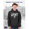 JanSport NCAA Officially Licensed Rival Hoodie, Long Sleeve Unisex Sweatshirt, Cotton-Polyester Blend, Double-Layered Hood(Army Black Knights)