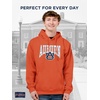 JanSport NCAA Officially Licensed Rival Hoodie, Long Sleeve Unisex Sweatshirt, Cotton-Polyester Blend, Double-Layered Hood(Auburn Tigers)