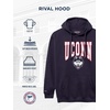 JanSport NCAA Officially Licensed Rival Hoodie, Long Sleeve Unisex Sweatshirt, Cotton-Polyester Blend, Double-Layered Hood(Connecticut Huskies)