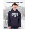 JanSport NCAA Officially Licensed Rival Hoodie, Long Sleeve Unisex Sweatshirt, Cotton-Polyester Blend, Double-Layered Hood(Georgetown Hoyas)