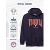 JanSport NCAA Officially Licensed Rival Hoodie, Long Sleeve Unisex Sweatshirt, Cotton-Polyester Blend, Double-Layered Hood(Illinois Illini)