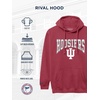 JanSport NCAA Officially Licensed Rival Hoodie, Long Sleeve Unisex Sweatshirt, Cotton-Polyester Blend, Double-Layered Hood(Indiana Hoosiers)