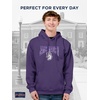 JanSport NCAA Officially Licensed Rival Hoodie, Long Sleeve Unisex Sweatshirt, Cotton-Polyester Blend, Double-Layered Hood(James Madison Dukes)