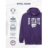 JanSport NCAA Officially Licensed Rival Hoodie, Long Sleeve Unisex Sweatshirt, Cotton-Polyester Blend, Double-Layered Hood(Kansas State Wildcats)