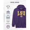 JanSport NCAA Officially Licensed Rival Hoodie, Long Sleeve Unisex Sweatshirt, Cotton-Polyester Blend, Double-Layered Hood(Lsu Tigers)