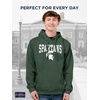 JanSport NCAA Officially Licensed Rival Hoodie, Long Sleeve Unisex Sweatshirt, Cotton-Polyester Blend, Double-Layered Hood(Michigan State Spartans)