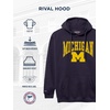 JanSport NCAA Officially Licensed Rival Hoodie, Long Sleeve Unisex Sweatshirt, Cotton-Polyester Blend, Double-Layered Hood(Michigan Wolverines)