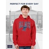 JanSport NCAA Officially Licensed Rival Hoodie, Long Sleeve Unisex Sweatshirt, Cotton-Polyester Blend, Double-Layered Hood(Mississippi Old Miss Rebels)