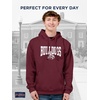 JanSport NCAA Officially Licensed Rival Hoodie, Long Sleeve Unisex Sweatshirt, Cotton-Polyester Blend, Double-Layered Hood(Mississippi State Bulldogs)