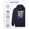 JanSport NCAA Officially Licensed Rival Hoodie, Long Sleeve Unisex Sweatshirt, Cotton-Polyester Blend, Double-Layered Hood(Navy Midshipmen)