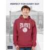 JanSport NCAA Officially Licensed Rival Hoodie, Long Sleeve Unisex Sweatshirt, Cotton-Polyester Blend, Double-Layered Hood(Stanford Cardinal)