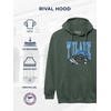 JanSport NCAA Officially Licensed Rival Hoodie, Long Sleeve Unisex Sweatshirt, Cotton-Polyester Blend, Double-Layered Hood(Tulane Green Wave)